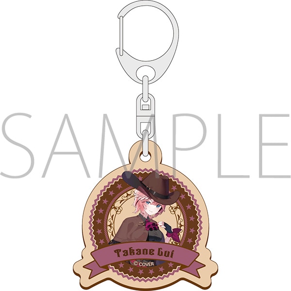 [Pre-order] hololive - Western Caravan - Wooden Keychain / Takane Lui